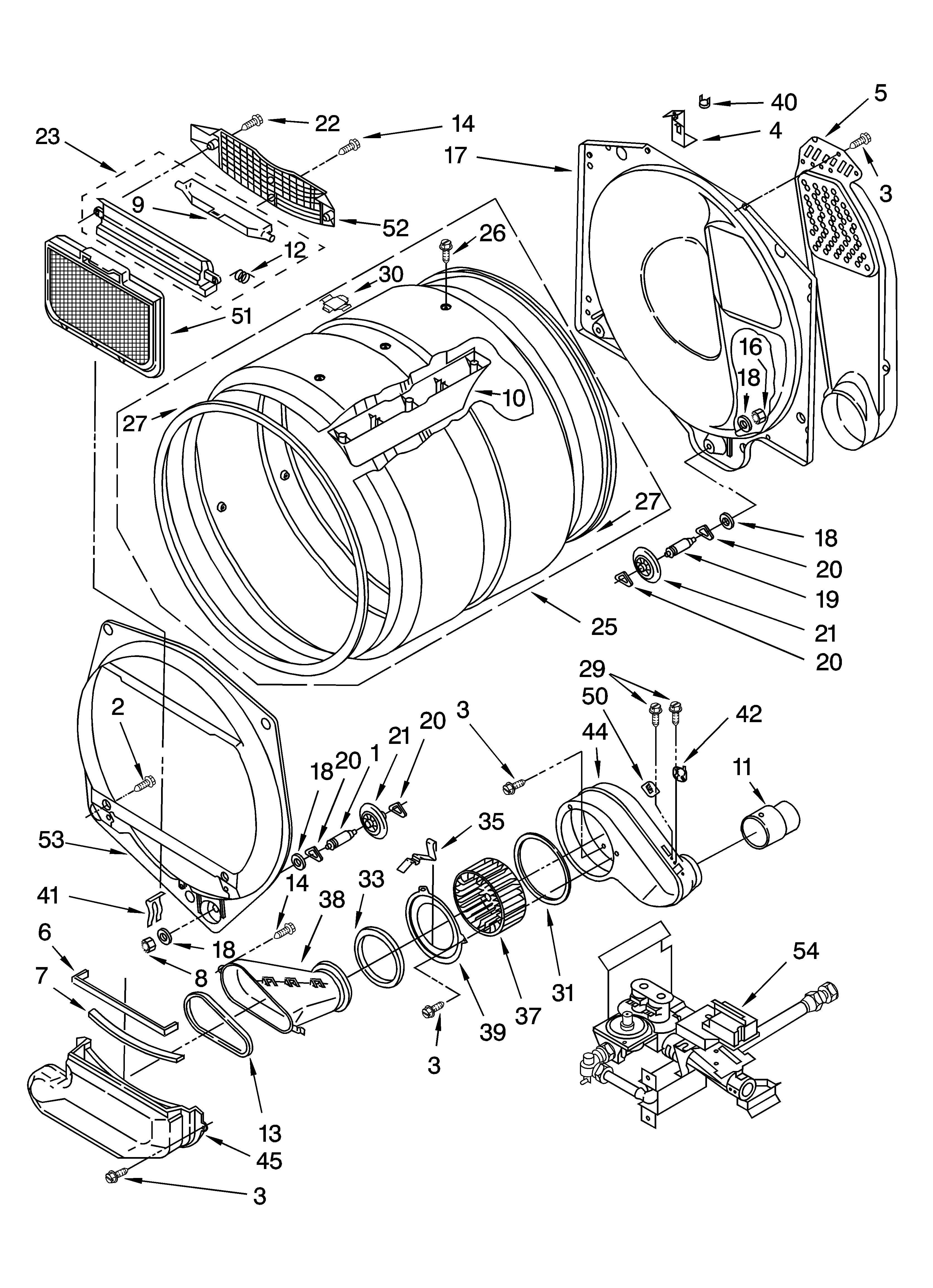 DRYER BULKHEAD PARTS