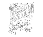 Kenmore 11094762300 dryer bulkhead parts diagram