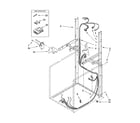 Kenmore 11094762300 dryer support and washer harness parts diagram