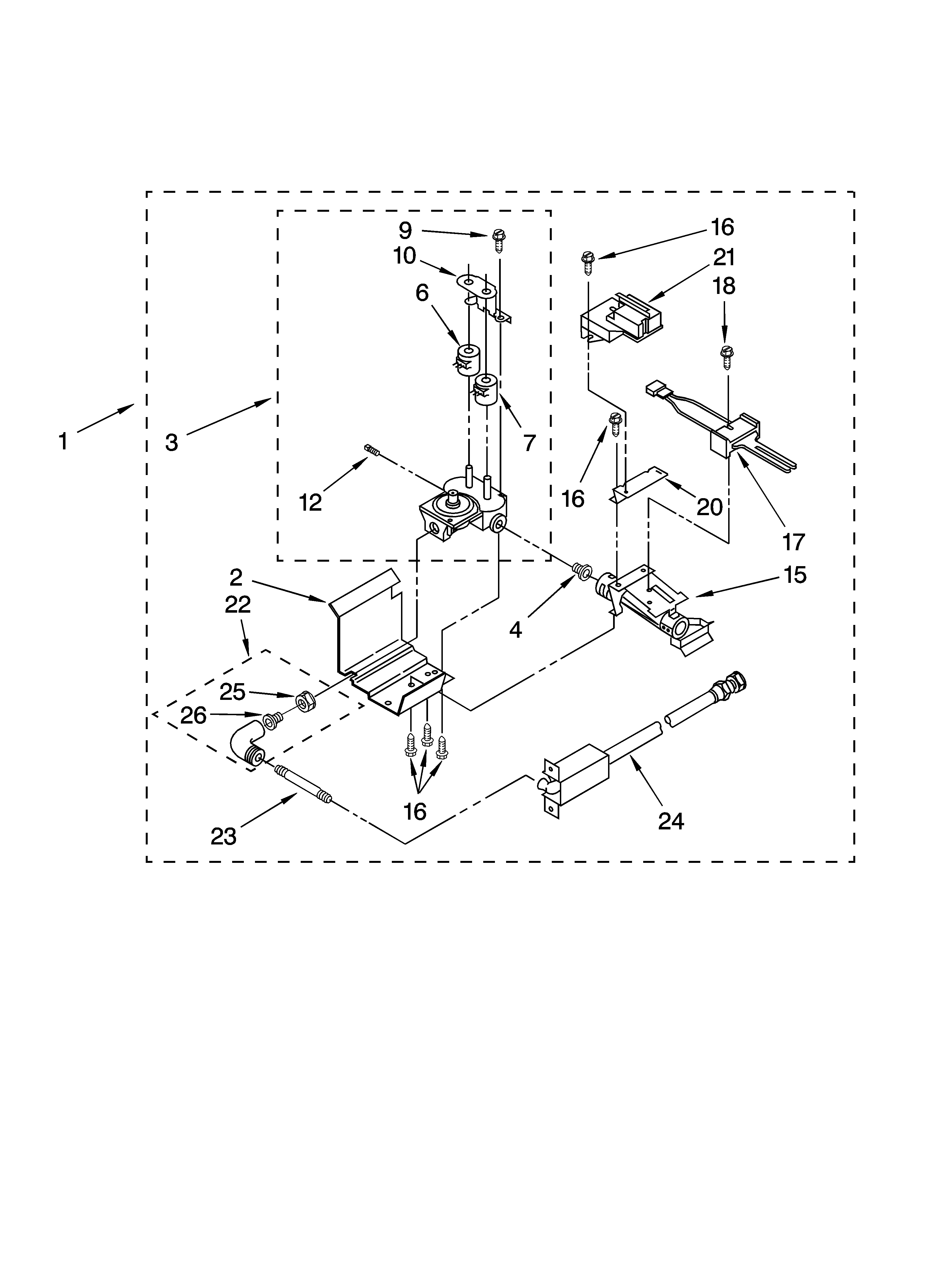 3402855 BURNER ASSEMBLY