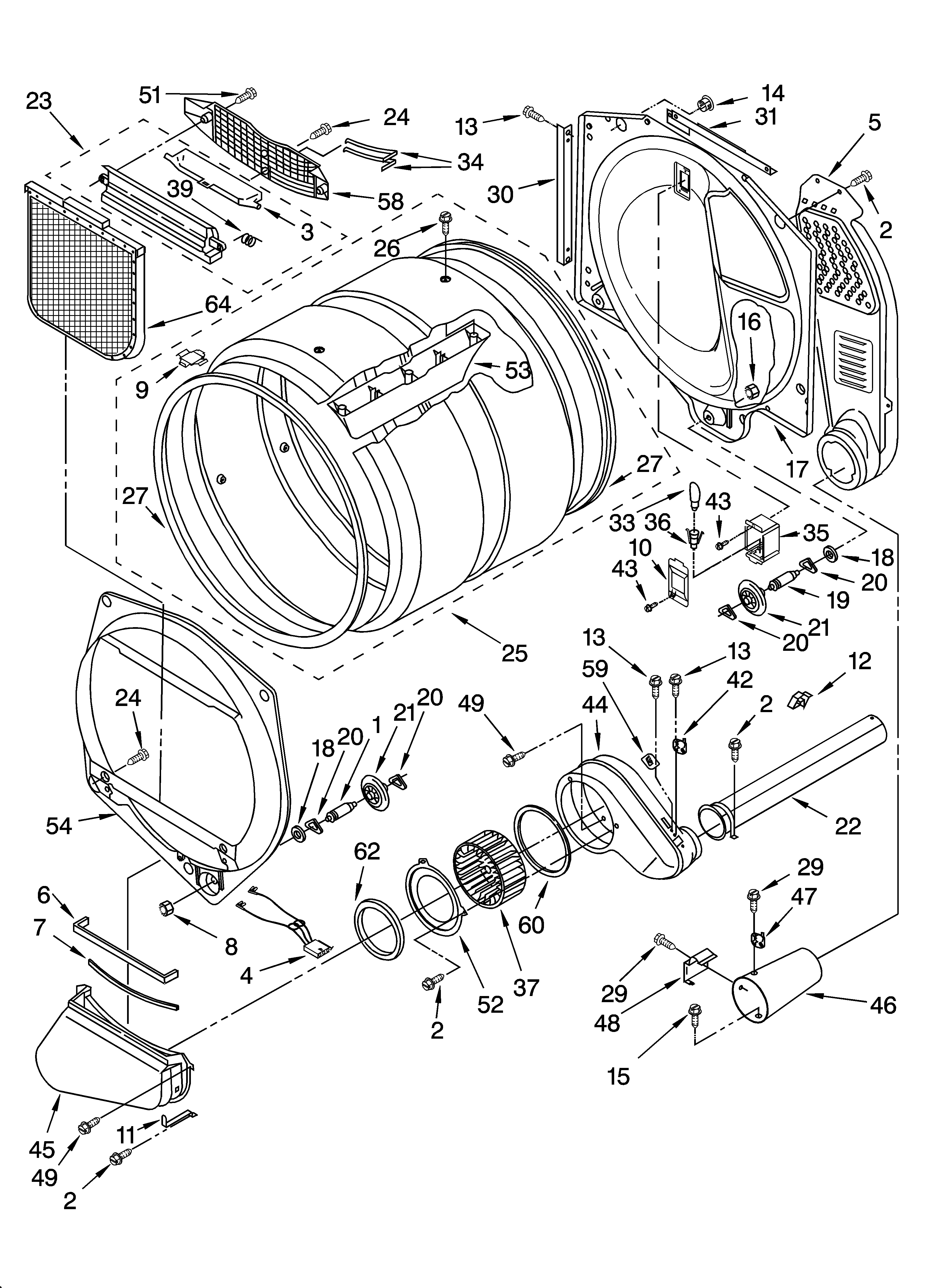 BULKHEAD PARTS AND OPTIONAL PARTS (NOT INCLUDED)