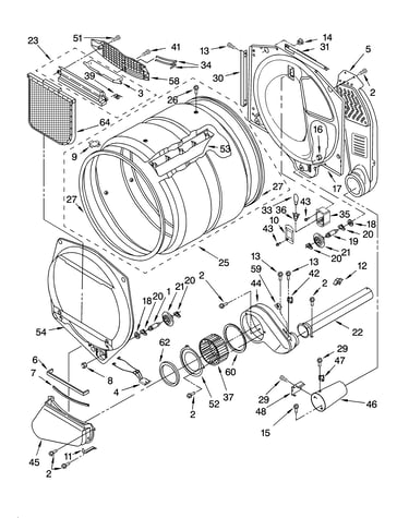 Bulkhead parts and  optional parts (not included)