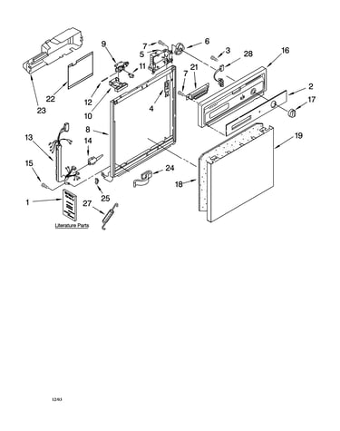 Frame and console parts