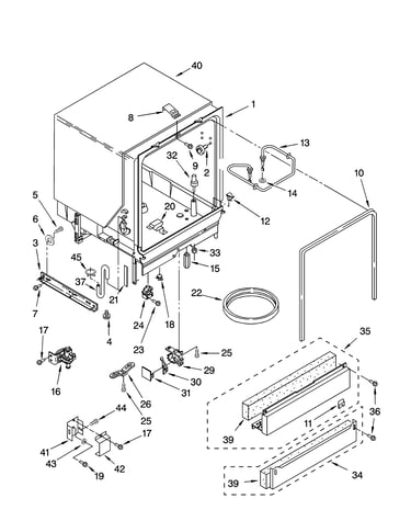 Tub assembly parts