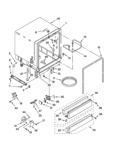 Tub assembly parts