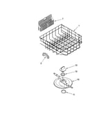 Lower dishrack parts