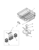Lower dishrack parts