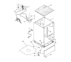 Kenmore 66517822000 cabinet parts and optional parts not included diagram