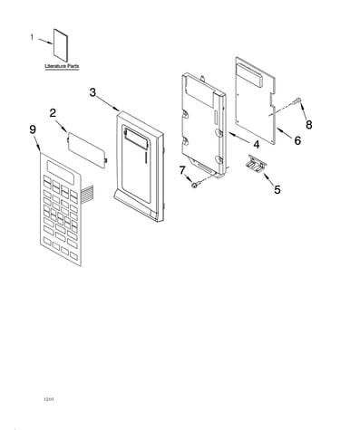Control panel parts
