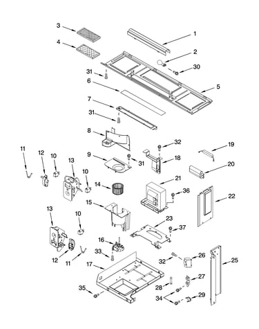 Interior and ventilation parts