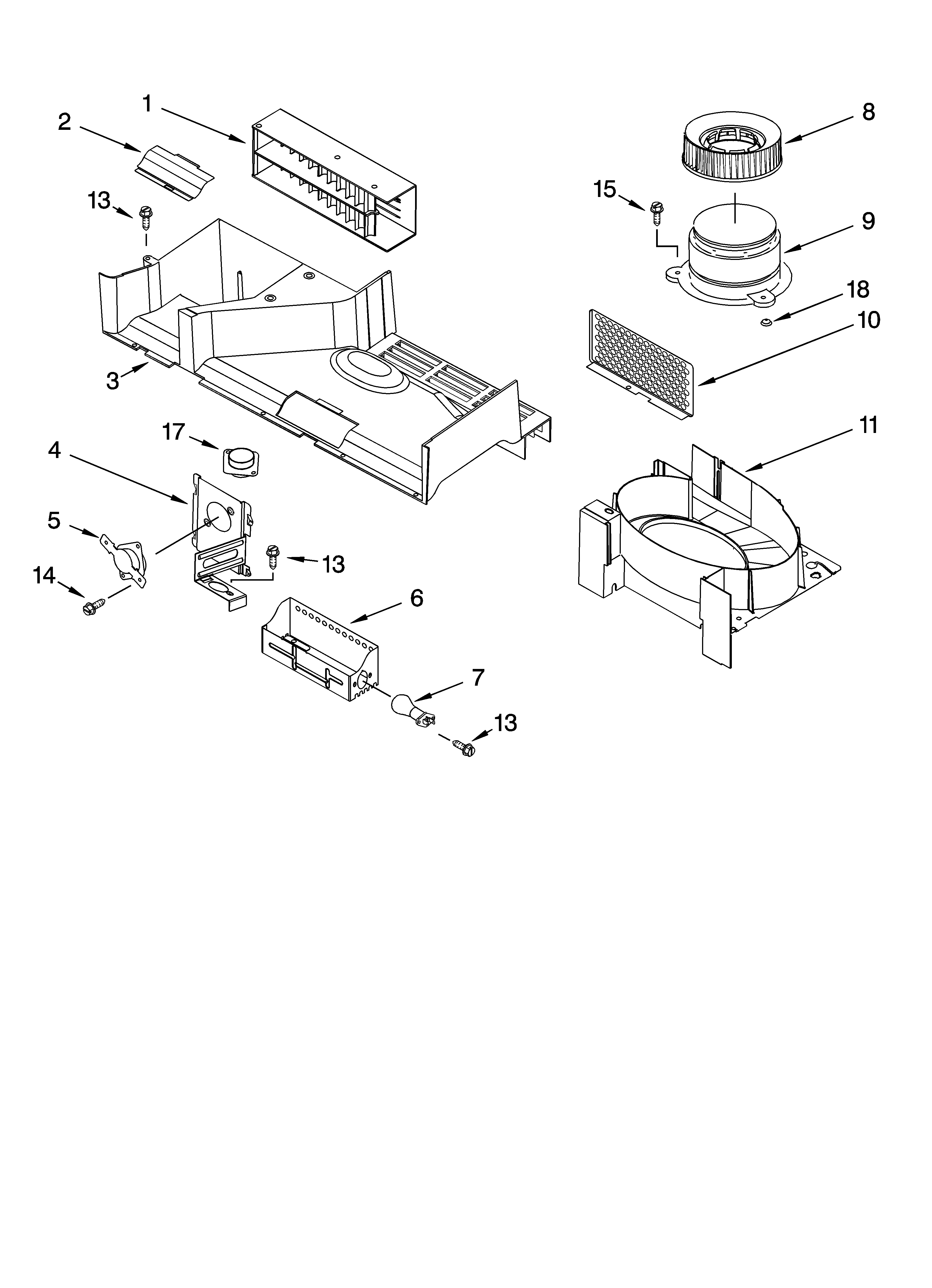 Air flow parts