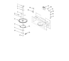 Kenmore 66569689991 magnetron and turntable parts diagram