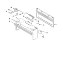Cabinet and installation parts