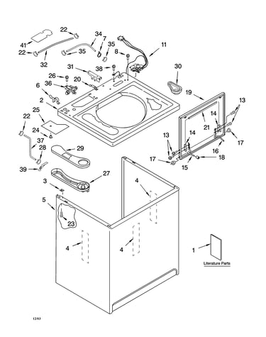 Top and cabinet parts