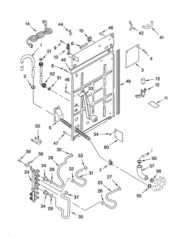 Rear panel parts