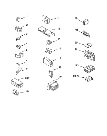 Wiring harness parts