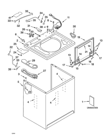 Top and cabinet parts