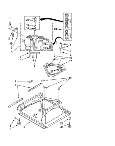 Machine base parts