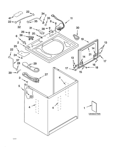 Top and cabinet parts