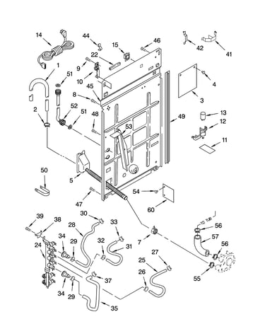 Rear panel parts