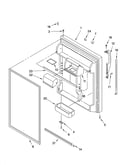 Refrigerator door parts