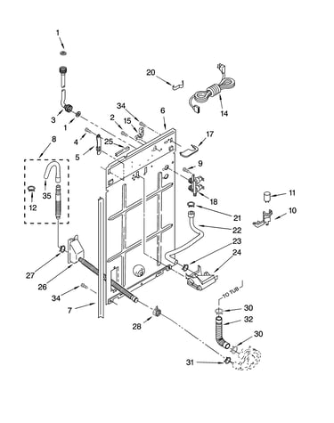 Rear panel parts