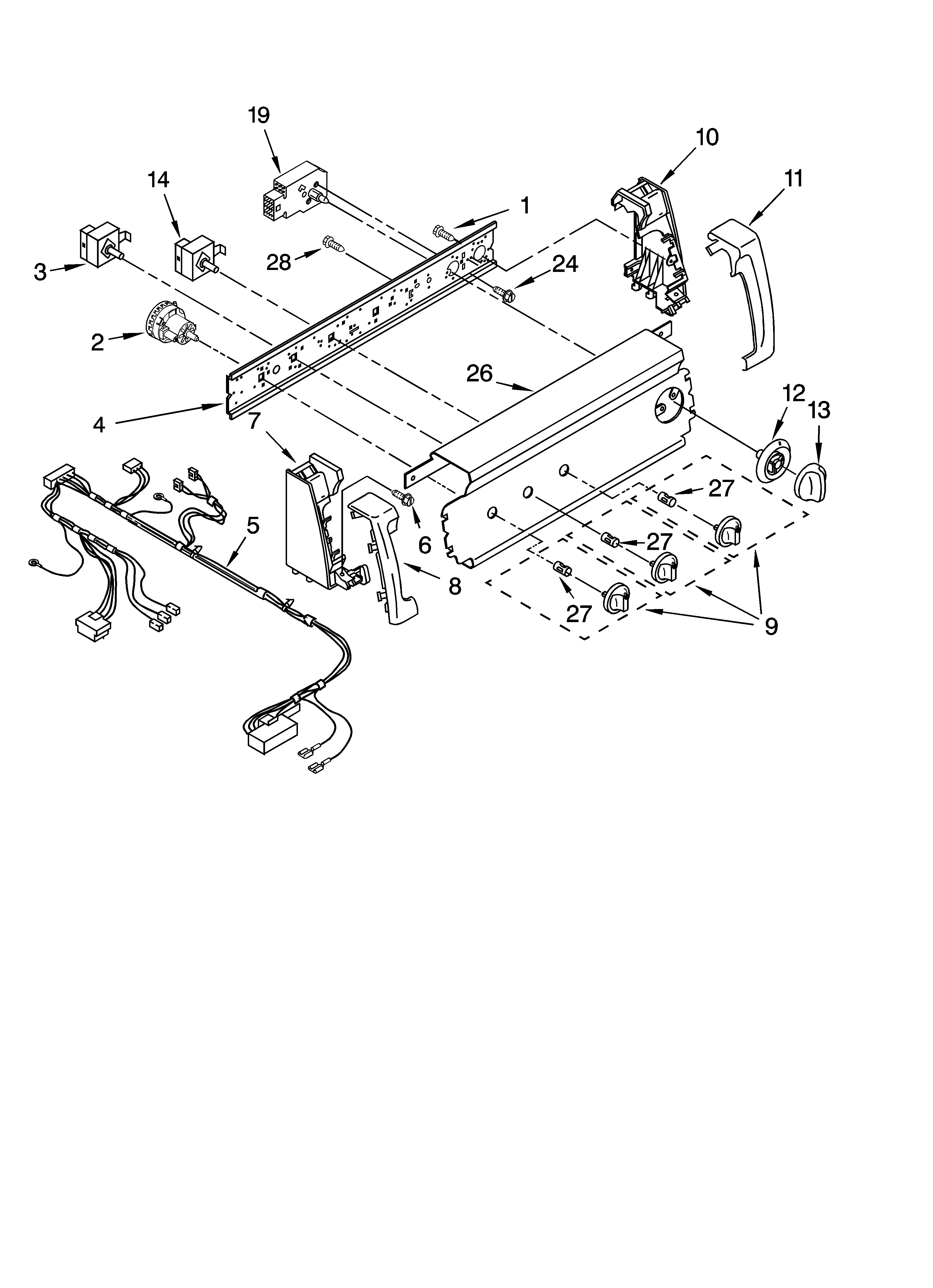 Control panel parts