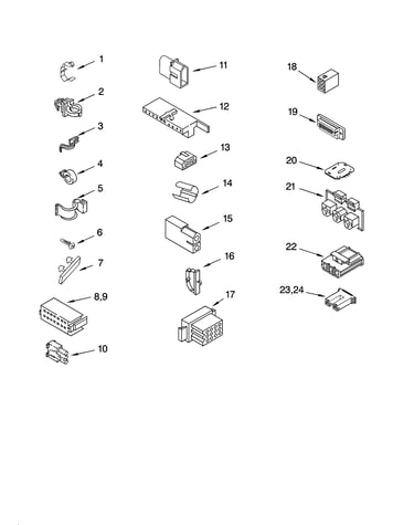 Wiring harness parts