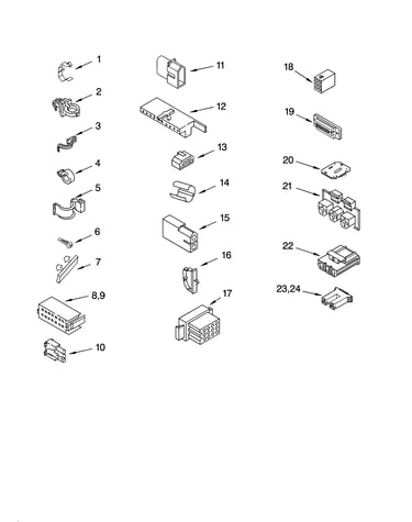 Wiring harness parts