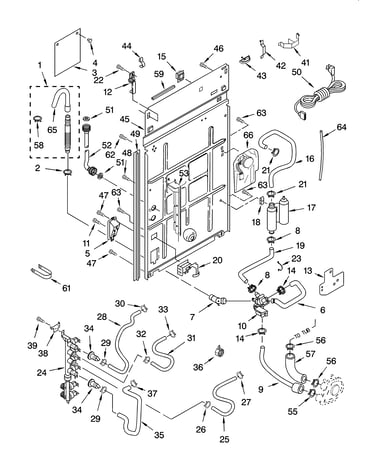 Rear panel parts