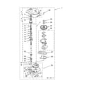 Kenmore 11024036301 gearcase parts diagram