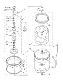 Agitator, basket and tub parts
