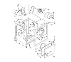 Kenmore 11060012002 cabinet parts diagram