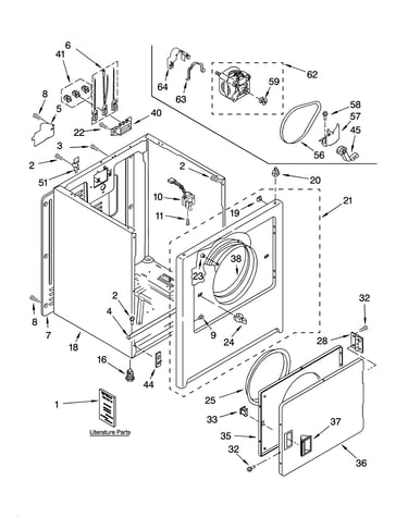 Cabinet parts optional parts (not included)