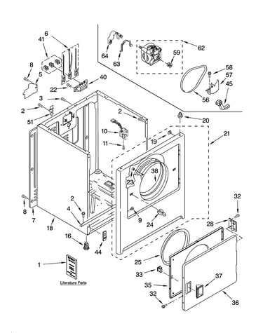 Cabinet parts optional parts (not included)