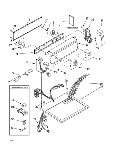 Top and console parts