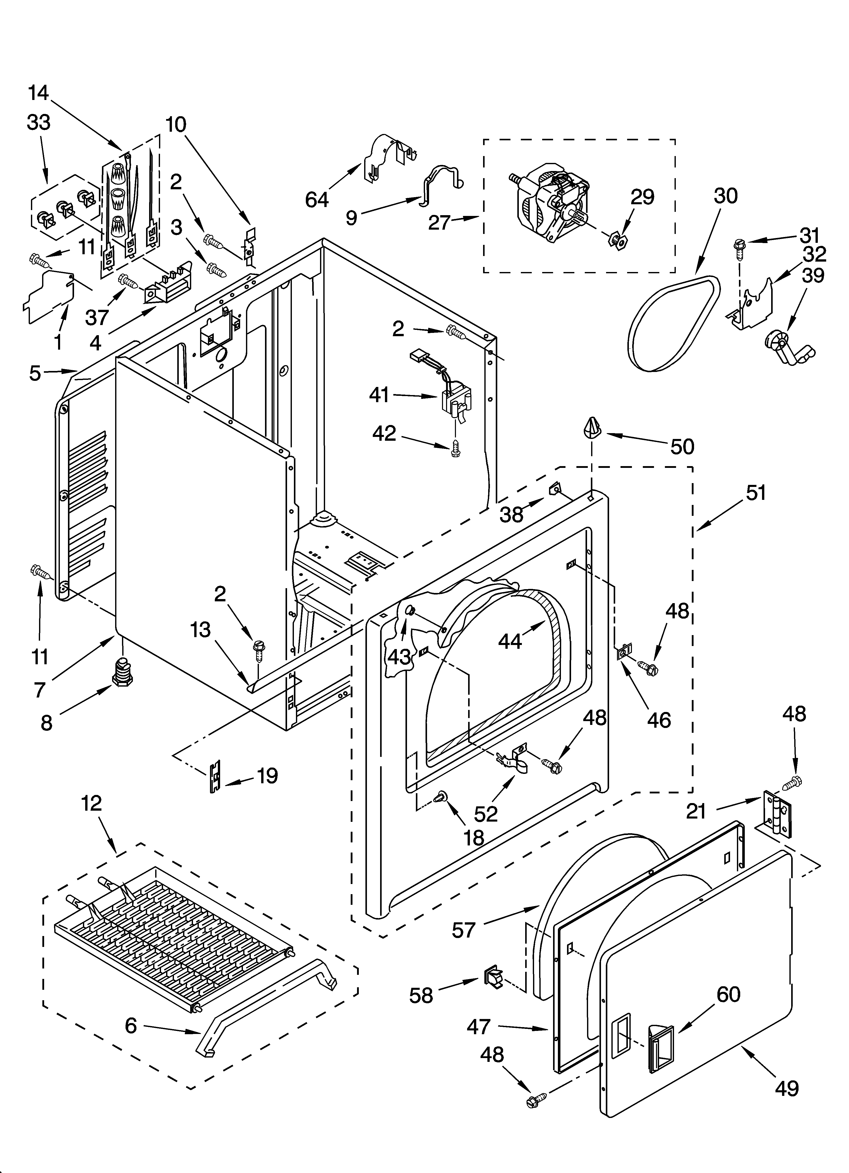 Cabinet parts