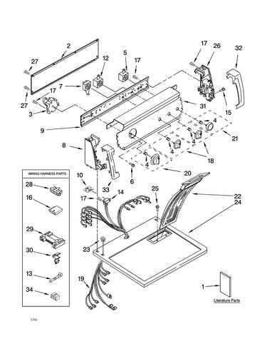 Top and console parts