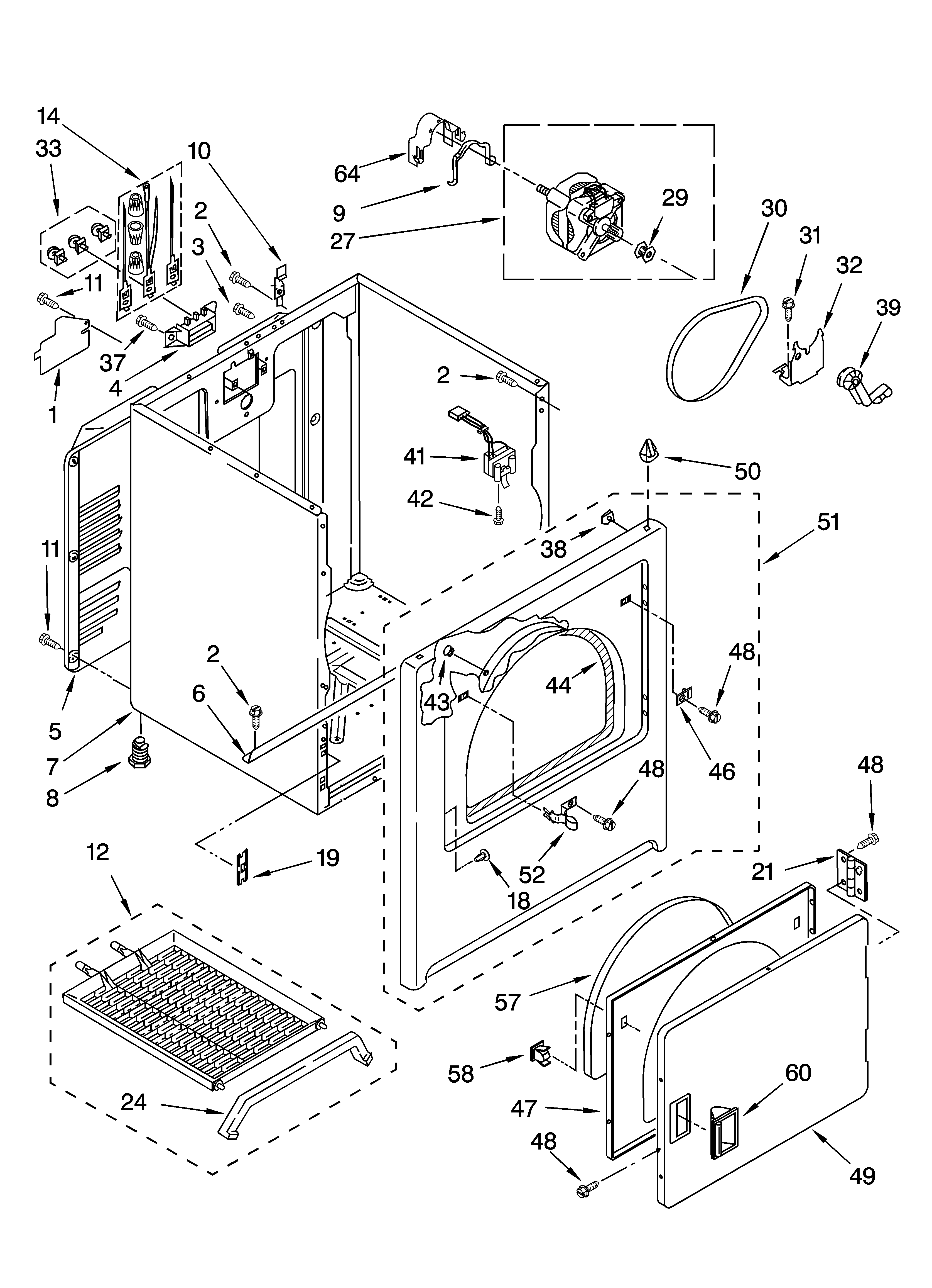 Cabinet parts