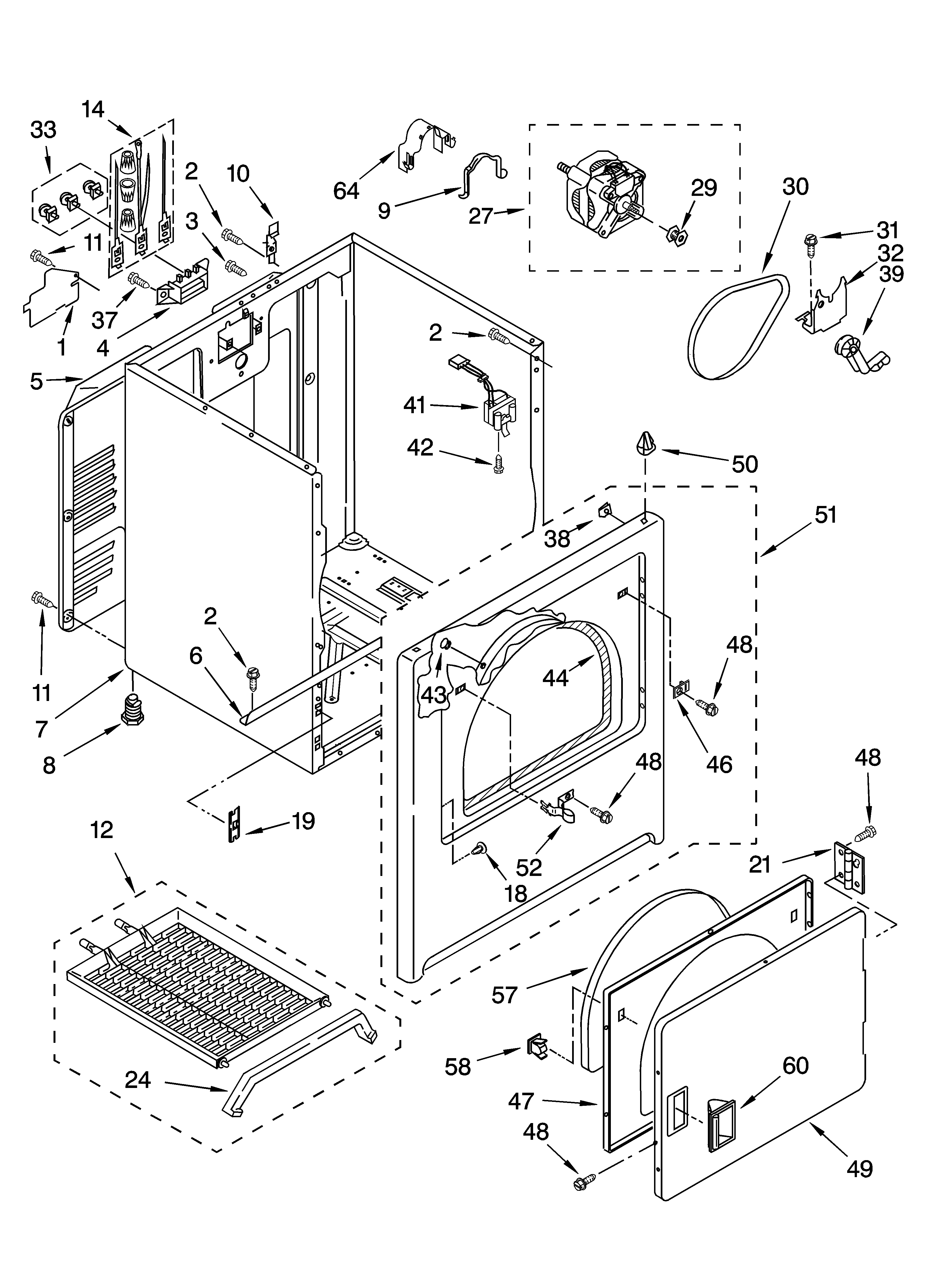 Cabinet parts