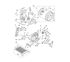 Kenmore 11074832400 bulkhead and optional parts (not included) diagram
