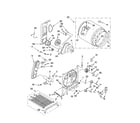 Kenmore 11074852400 bulkhead parts and optional parts (not included) diagram