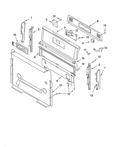 Control panel parts