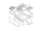 Kenmore 66575023102 drawer & broiler parts, miscellaneous parts diagram