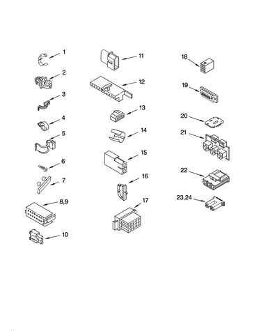 Wiring harness parts