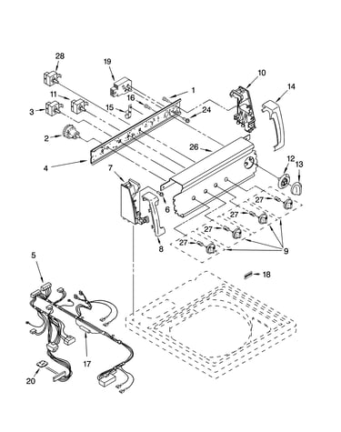Control panel parts
