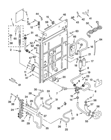 Rear panel parts