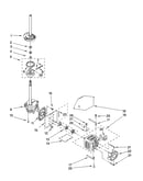 Brake, clutch, gearcase, motor and pump parts
