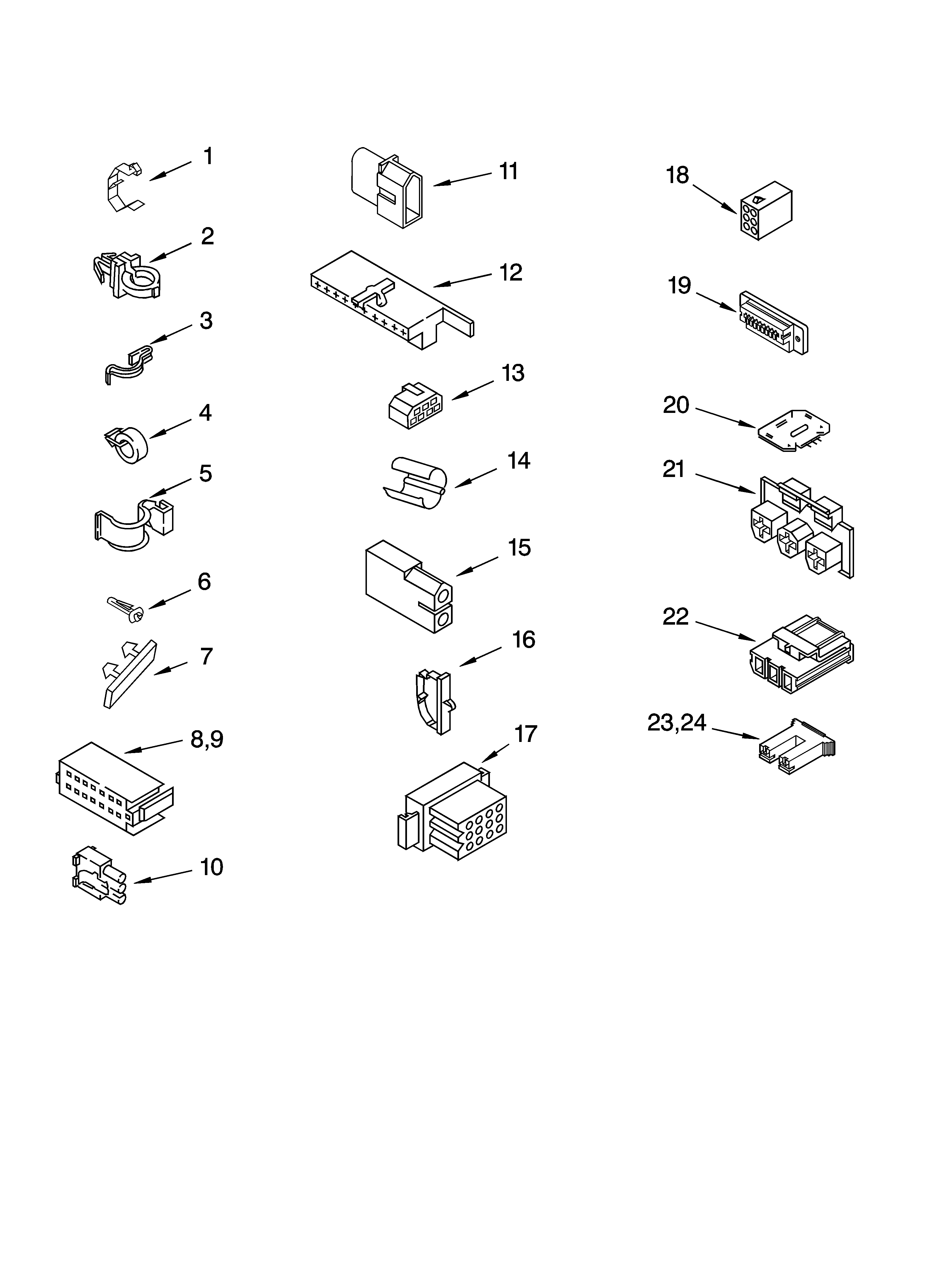 WIRING HARNESS PARTS