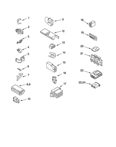 Wiring harness parts